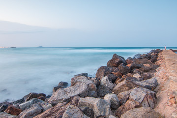 Pasarela en el mar mediterr&aacute;neo