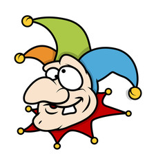 Old Jester Face Expression