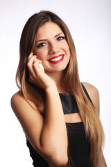 Fototapeta premium Happy young blonde female