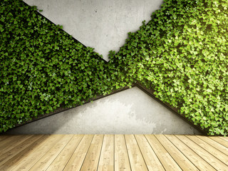 Fototapety  Vertical garden in modern interior