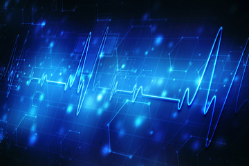 Medical abstract background, Ecg background