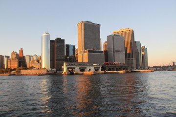 Fototapeta na wymiar Amazing view of Manhattan New York skyline