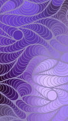 Vector wave background of doodle hand drawn lines