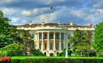 Fototapeta na wymiar The White House in Washington, DC