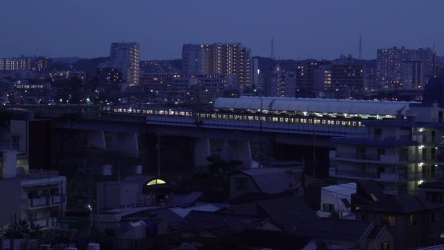 An urban area in the suburbs of Tokyo - video 4K UHD 3