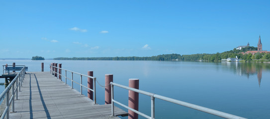 Plön am Grossen Plöner See in der Holsteinischen Schweiz,Schleswig-Holstein,Deutschland