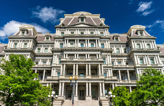 Fototapeta The Eisenhower Executive Office Building, a US government building in Washington, D.C.