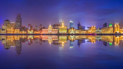 Architectural scenery and skyline of Shanghai