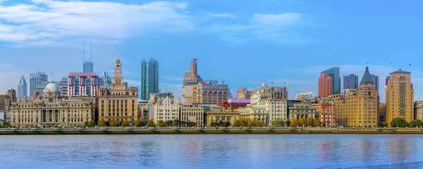 Obraz premium Architectural scenery and skyline of Shanghai