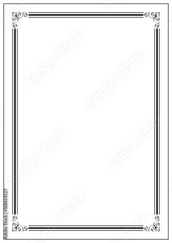 corel draw page border designs