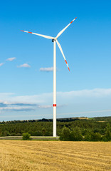 Fototapeta premium wind mill with rotor blades
