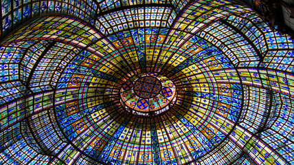 Stained Glass Roof in Paris