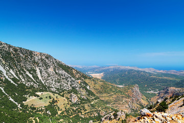 Lasithi Plateau on the east of Crete, Greece
