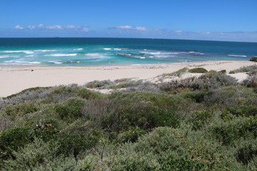 Fototapeta na wymiar Trigg Beach in Perth Western Australia, Australia 