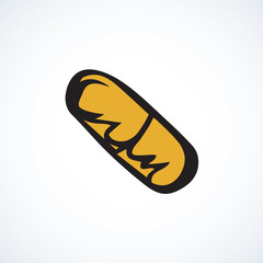 Capsules. Vector drawing