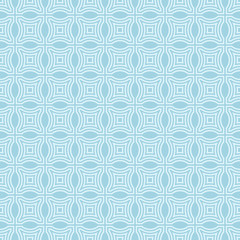Geometric blue seamless pattern as background