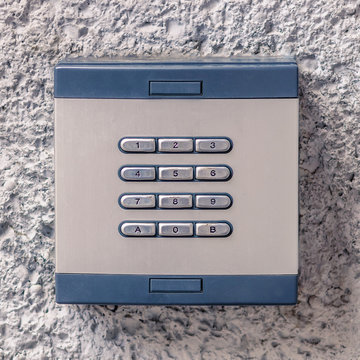 Zahlenfeld Sicherheit Code bei Eingang