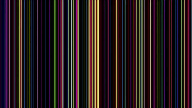 Abstract Vertical Multi Colored Line Background Loop