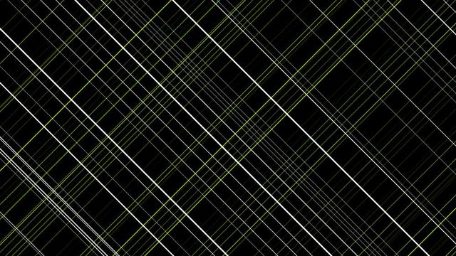 Abstract Diagonal White Green Lines Background Loop