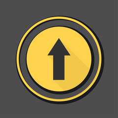 Ahead Up Arrow sign illustration