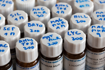 Homeopathic remedy kit - selection of homeopathic remedies