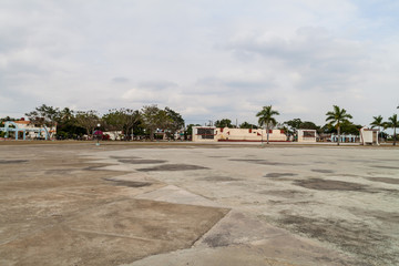 Obraz premium Plaza de la Patria (Fatherland Sqaure) in Bayamo, Cuba