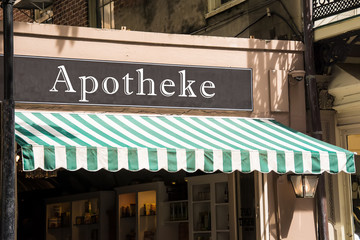 Obraz premium Schild 276 - Apotheke