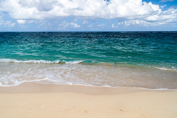 Fototapeta na wymiar Playa Maguana beach near Baracoa, Cuba