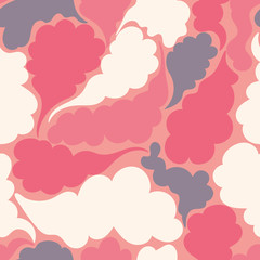 Cloud shape pattern.