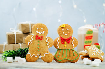 Fototapeta premium Gingerbread cookies
