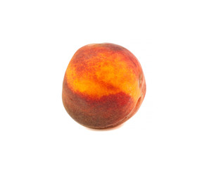 Obraz premium Juicy peach on a white background