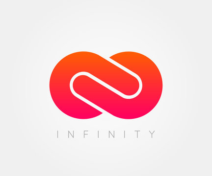  infinity sign, logo, template. design element .Vector illustration