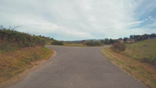 Field In A Small Village Of France