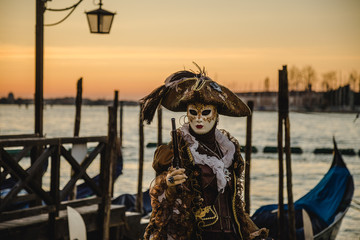Fototapeta na wymiar Karneval Venedig