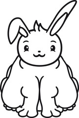 fett groß dick hunger fressen übergewichtig fettsack kaninchen lustig hase klein süß niedlich sitzend