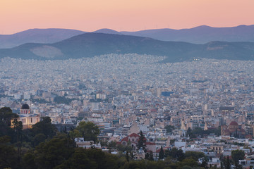 Athens sunset 
