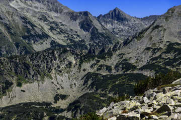 Amazing Landscape with Dzhangal Peak, Pirin Mountain, Bulgaria