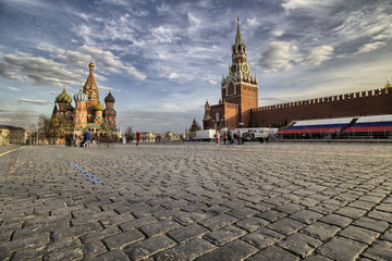 St. Basils Cathedral on Red Square in Moscow, Russia