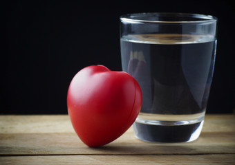 drinking pure water for healthy heart