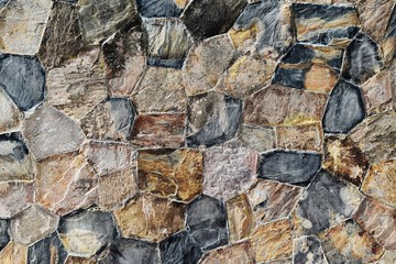 surface of stone wall texture for background