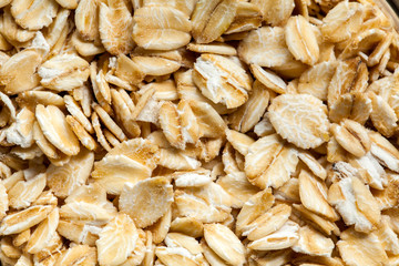 Oatmeal flakes high definition pattern