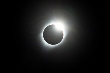 Diamond ring Total Eclipse USA 2017