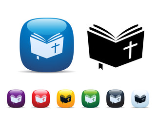 Open Bible Icon Set