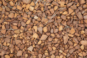 Ocher colored stones - texture