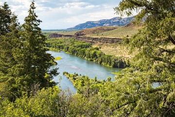 Fototapeta na wymiar Snake River Cliffs in Idaho
