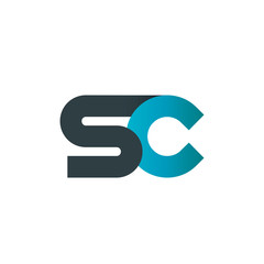 Initial Letter SC Linked Design Logo