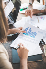 hand working close up