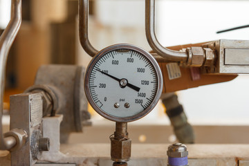 Pressure gauge for monitoring measure pressure production process, Oil and gas or petroleum,Offshore energy and petroleum industry is major of the world