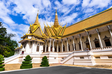 Royal Palace Chanchhaya Pavilion in Phnom Penh, Cambodia.