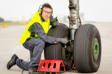 airport worker mechanic